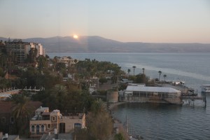 View north from our hotel room in Tiberius.