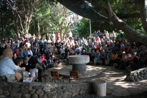 The outside chapel at the Church of the Primacy of Peter.  We enjoyed a wonderful quite time as a church here.