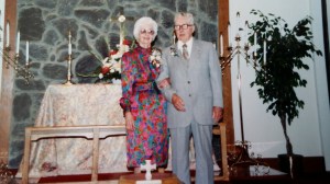 Aunt Allene was Mom's Mother's sister.  This is Aunt Allene and Uncle Rex's 50th wedding anniversary.