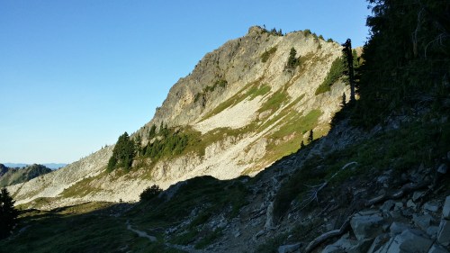 Plummer Mountain was my perch for an early morning devotional.