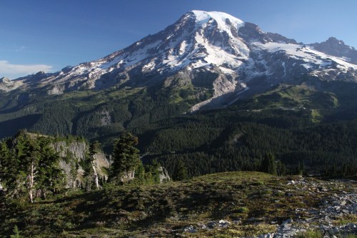 View from my seat in the high meadow on Plummer Peak.  I thought I was at the end of the trail, but...