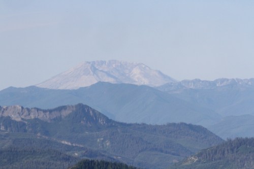 Mount St Helens which erupted in 1980.