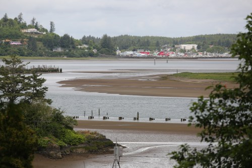 Ilwaco, Washington viewed from Cape Disappointment.
